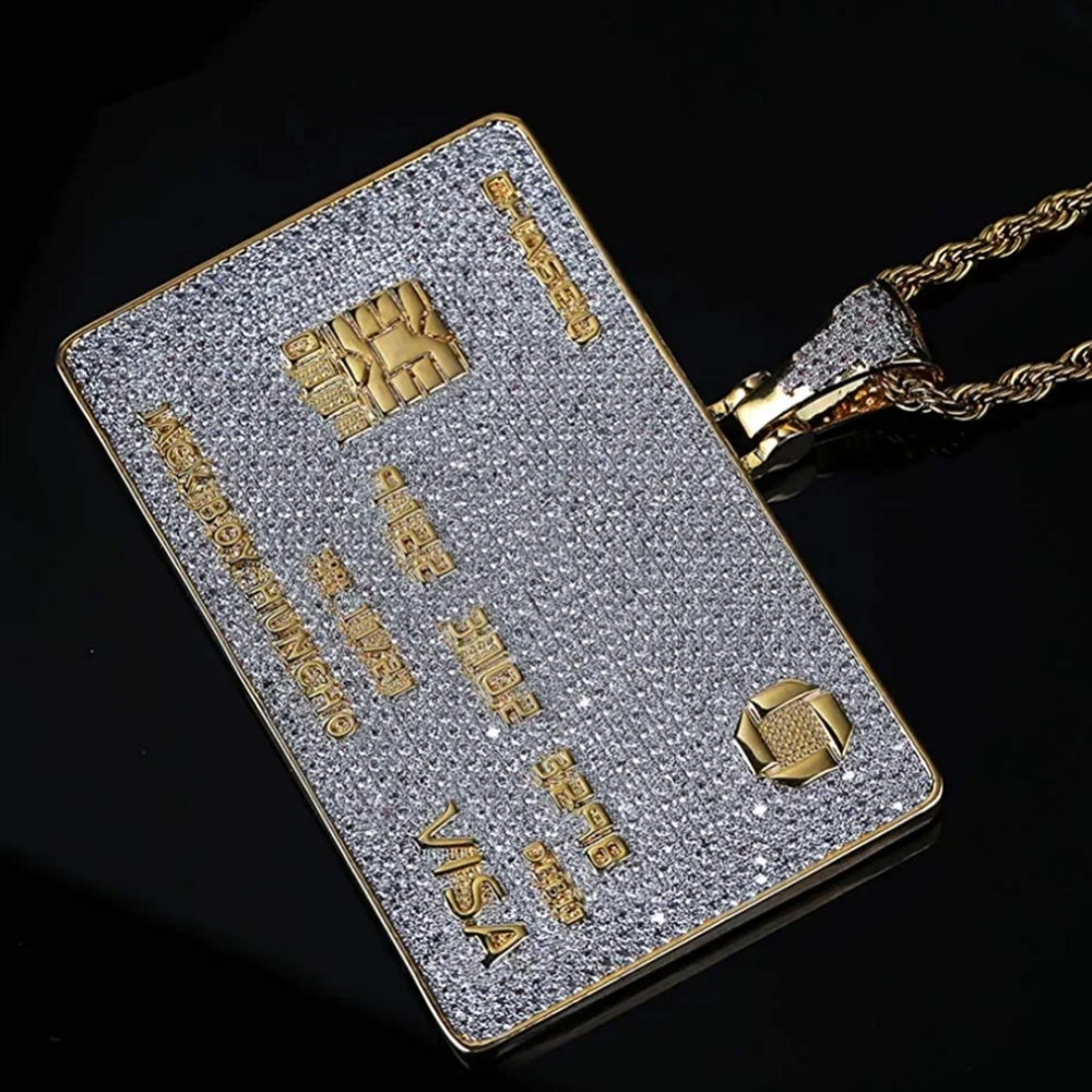 14k yellow gold necklace and pendant